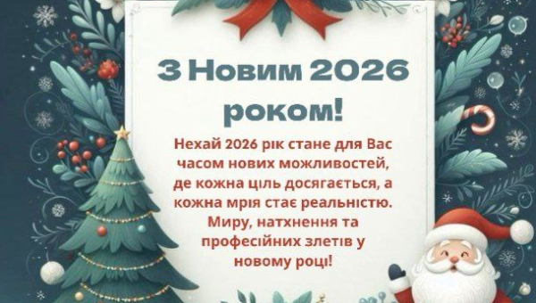 З НОВИМ 2026 РОКОМ!